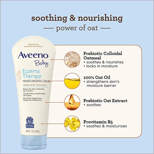 Aveeno Baby Eczema Therapy Nighttime Balm - Image 2