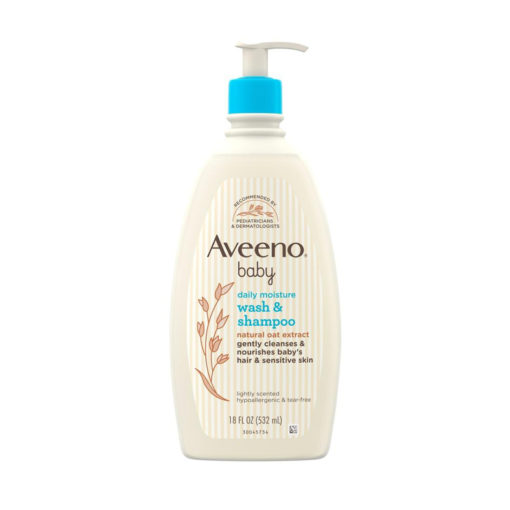 Aveeno Baby Daily Moisture Wash & Shampoo (532ml) - Image 1