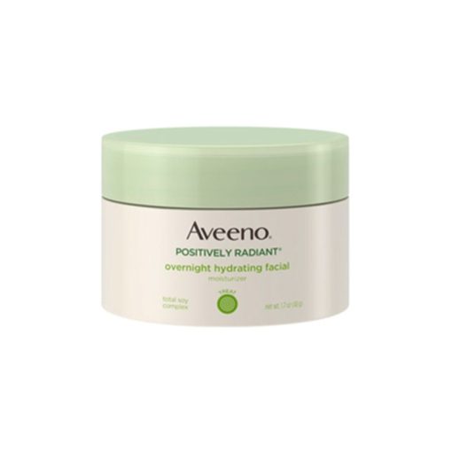 Aveeno Positively Radiant Overnight Hydrating Facial Moisturizer (48gm) - Image 1