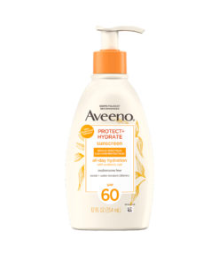 Aveeno Protect + Hydrate Sunscreen Broad Spectrum Body Lotion SPF 60 (354ml)