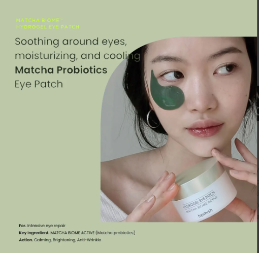 HEIMISH MATCHA BIOME HYDROGEL EYE PATCH 60PCS - Image 3