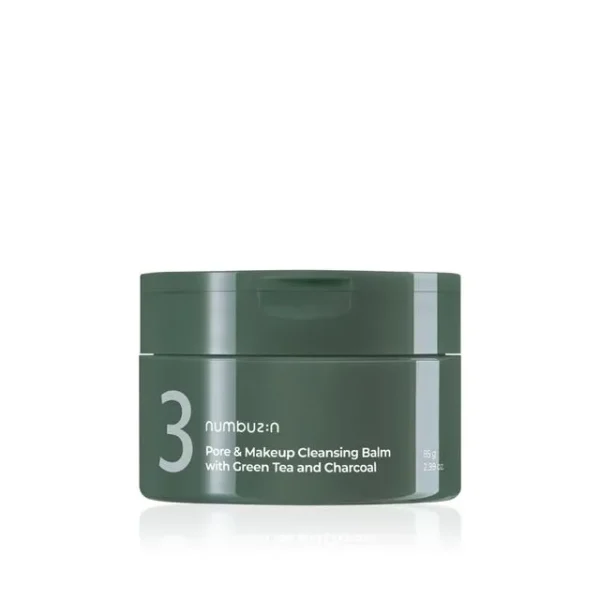 1 NUMBUZIN NO.3 PORE & MAKEUP CLEANSING BALM WITH CREEN TEA AND CHARCOAL - Image 1