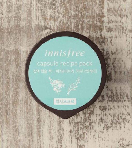 INNISFREE CAPSULE RECIPE PACK – JEJU BIJA & TEA TREE 10ML - Image 1