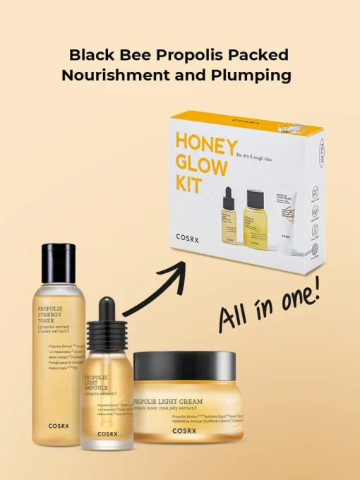 HONEY GLOW KIT- 3 step - Image 1