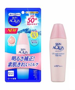Skin Aqua Super Moisture Milk Sunscreen SPF50+ PA++++ Pink 40ml