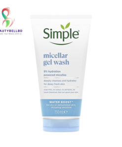 SIMPLE WATER BOOST MICELLAR GEL WASH FOR DRY SENSITIVE SKIN 150ML
