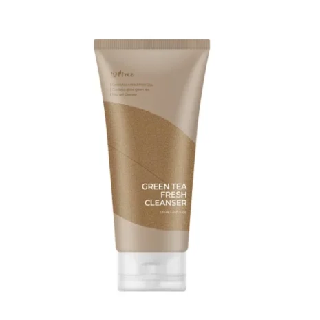 Isntree Green Tea Fresh Cleanser is a gentle, low-pH facial cleanser designed to effectively remove impurities while maintaining the skin’s natural moisture balance. Formulated with Jeju green tea extract, rich in antioxidants, this cleanser helps soothe the skin, control excess oil, and protect against environmental stressors. The refreshing gel-to-foam texture cleanses pores without stripping or drying the skin, leaving it feeling clean, soft, and comfortable. Ideal for oily, combination, and sensitive skin, it helps calm irritation and reduce shine while supporting healthy-looking skin. Perfect for daily use, Isntree Green Tea Fresh Cleanser delivers a fresh, balanced complexion with every wash. Key Benefits: Gentle low-pH cleanser for daily use Infused with antioxidant-rich Jeju green tea Helps control oil and soothe the skin Cleanses pores without stripping moisture Refreshing, lightweight gel-to-foam formula Suitable for oily, combination & sensitive skin Cleanse, calm, and refresh your skin with Isntree Green Tea Fresh Cleanser—for a clear, balanced, and healthy-looking complexion every day.