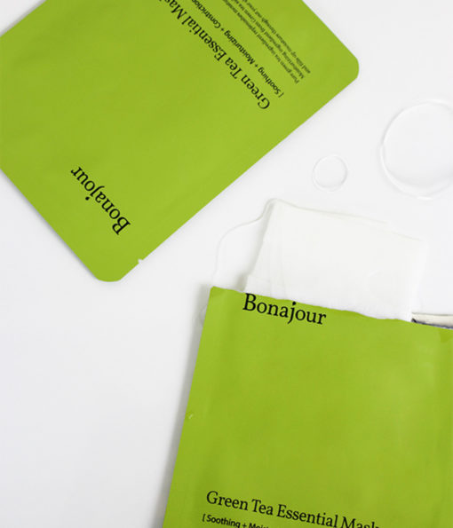 BONAJOUR GREEN TEA ESSENTIAL MASK 25G - Image 4