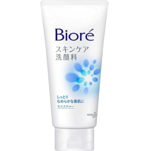 BIORE SKIN CARE FACIAL WASH MOISTURE FOR MOIST & SMOOTH SKIN 130G - Image 1