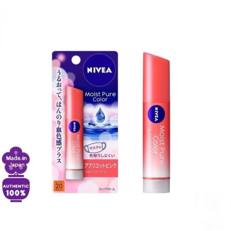 Nivea natural color lip Bright apricot pink