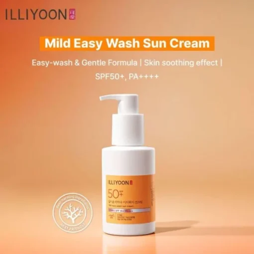 Illiyoon Mild Easy-Wash Sun Cream SPF50+ PA++++ (30ml) - Image 2