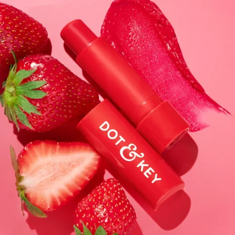 Dot & Key Barrier Repair Hydrating Lip Balm SPF50 PA+++ - Strawberry Red (4.5g)