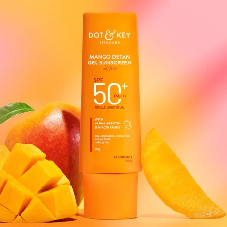 Dot & Key Mango Detan Gel Sunscreen SPF50+ PA+++ (80g)