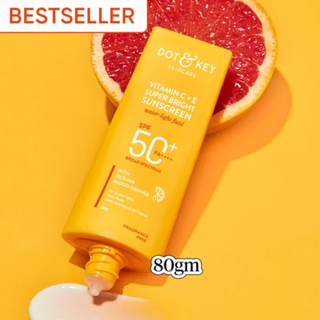 Dot & Key Vitamin C + E Super Bright Sunscreen SPF50+ PA++++ (80g)