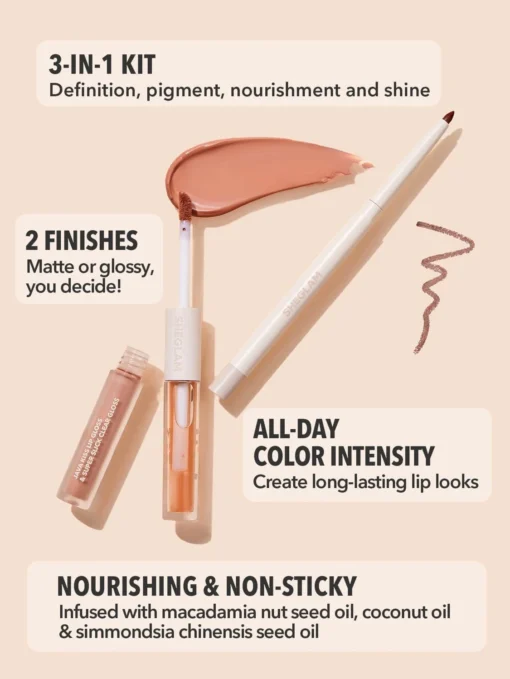 SOFT 90’S GLAM LIP LINER AND LIP DUO SET - Image 2