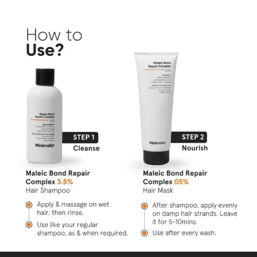 Minimalist 05% Maleic Bond Repair Complex Hair Mask (200g) - Image 2