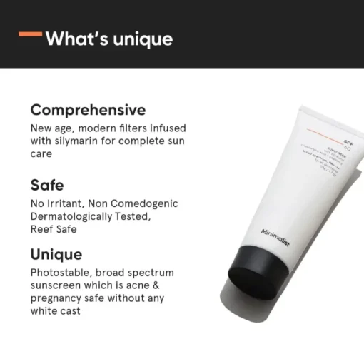 Minimalist Sunscreen Broad Spectrum SPF60 PA++++ (50g) - Image 3