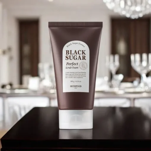 skinfood black sugar scrub foam review