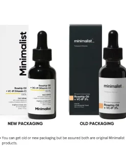 Minimalist 100% Rosehip Oil + VC-IP (Vitamin C) Face Serum (30ml)
