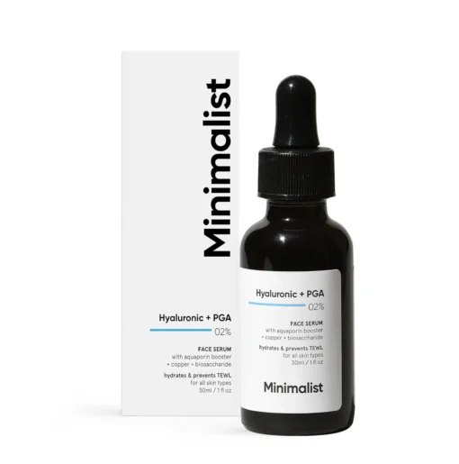 Minimalist 02% Hyaluronic + PGA Face Serum (30ml) - Image 1
