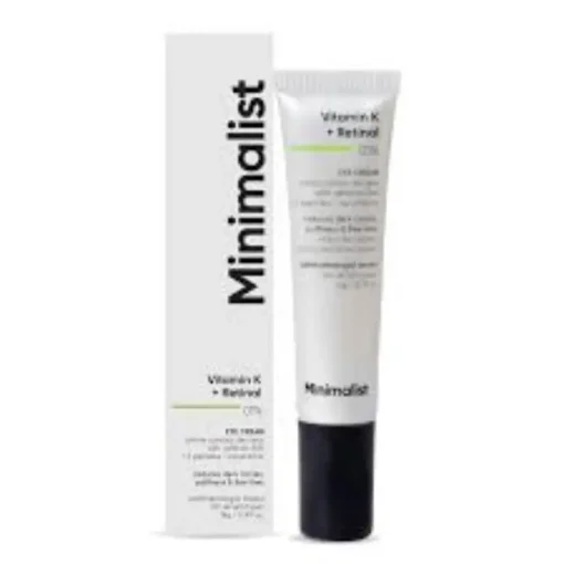 Minimalist Vitamin K + Retinal 01% Under Eye Cream (14g) - Image 1