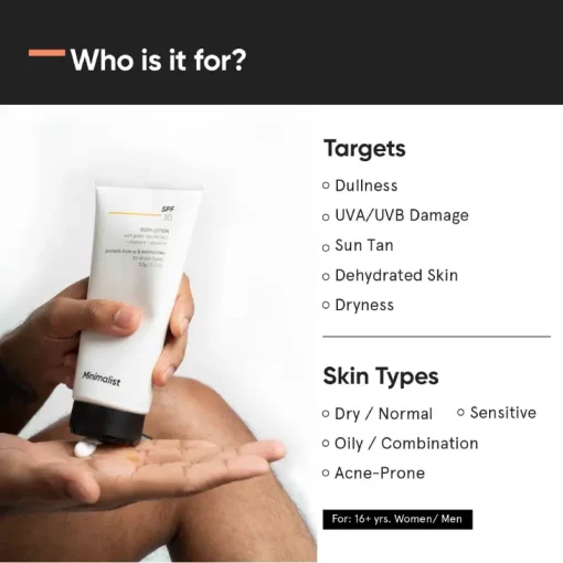 Minimalist Body Lotion SPF30 PA+++ (150g) - Image 2