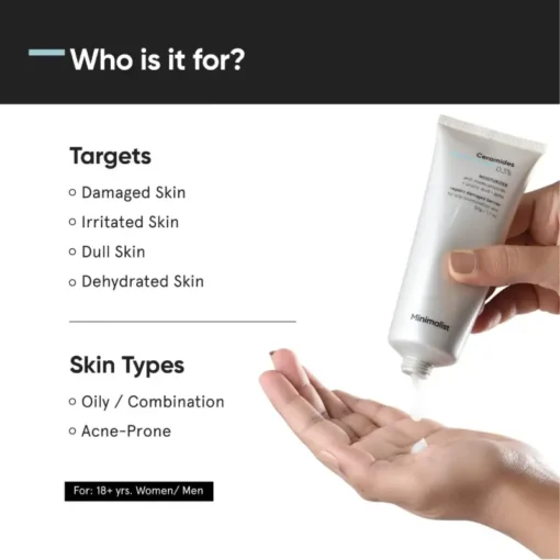 Minimalist 0.3% Ceramides + Madecassoside Moisturizer (50g) - Image 2