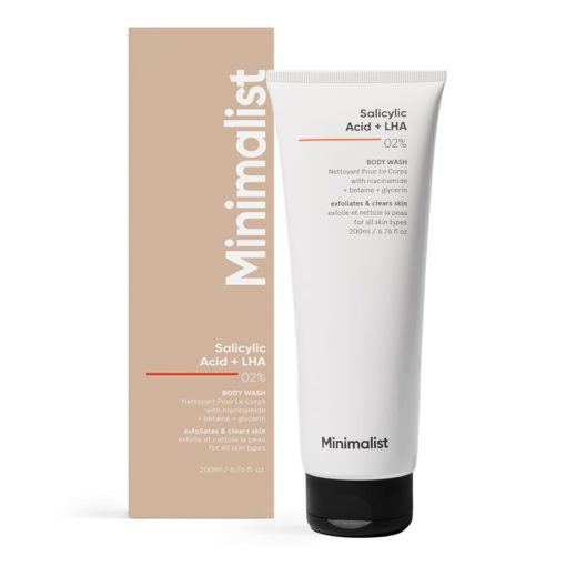 Minimalist 02% Salicylic Acid + LHA Body Wash (200ml) - Image 1