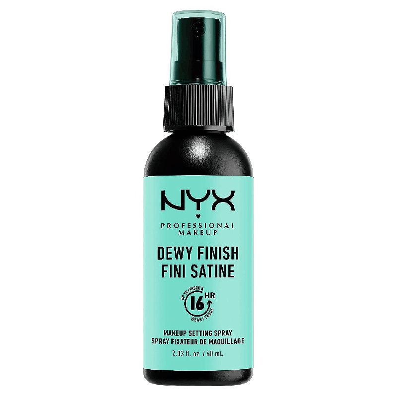 Nyx Dewy Finish Makeup Setting Spray For 16Hr 1 NYX Dewy Finish Makeup Setting Spray for 16HR setting spray product image