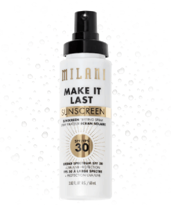 MILANI MAKE IT LAST SUNSCREEN – SUNSCREEN SETTING SPRAY SPF 30 setting spray product image