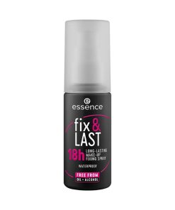 Essence Fix and LAST 18H Makeup Fixing Spray setting spray product image