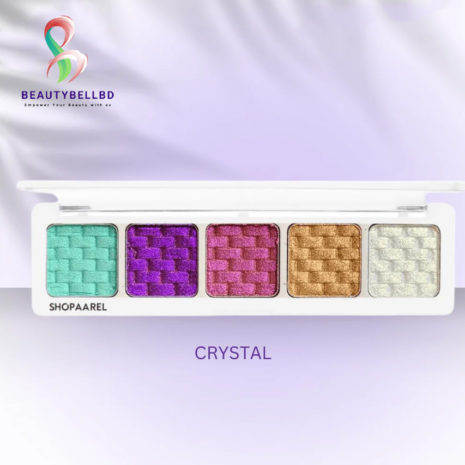 Shopaarel 5 Color Eyeshadow Palette – CRYSTAL