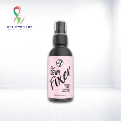W7 The Dewy Fixer Setting Spray- 60 Ml | BeautyBellBD dewy fixer setting spray