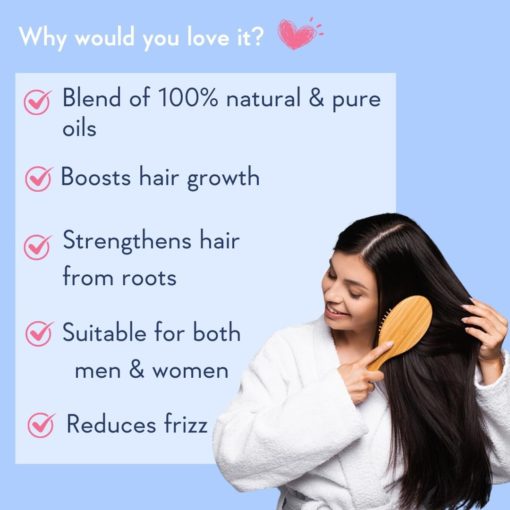 WishCare Fermented Rice Hair Oil (200ml) - Image 3