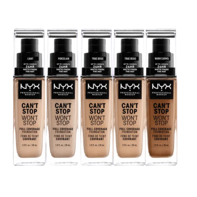 NYX Cant Stop Wont Stop Full Coverage Foundation NYX Cant Stop Wont Stop Full Coverage Foundation