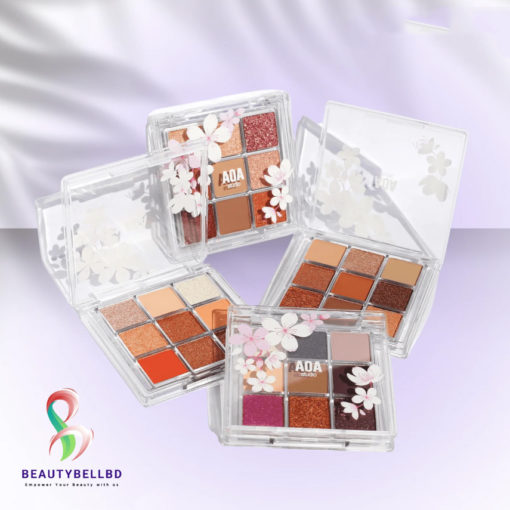 AOA CHERRY BLOSSOM 9-COLOR EYESHADOW PALETTES - Image 1