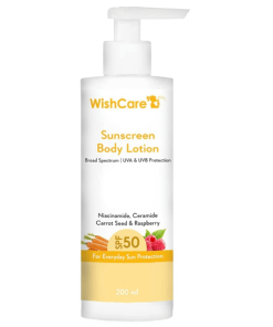 WishCare Sunscreen Body Lotion SPF50 Broad Spectrum sunscreen