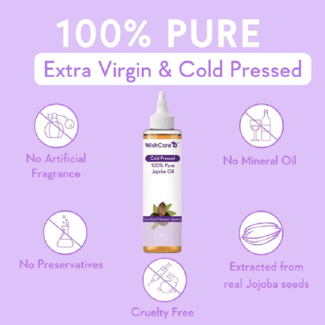 Wishcare 100% Pure Cold Pressed Jojoba Oil Wishcare 100% Pure Cold Pressed Jojoba Oil oil