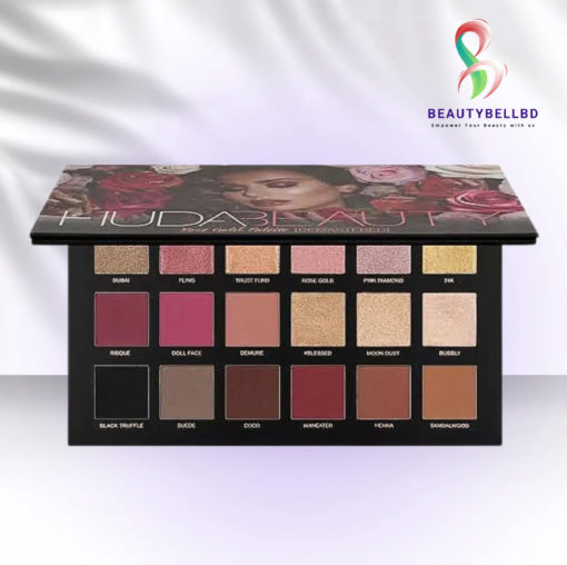 Huda Beauty Rose Gold Remastered Eyeshadow Palette - Image 1