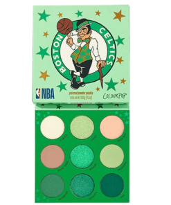 ColourPop Boston Celtics Eyeshadow Palette palette
