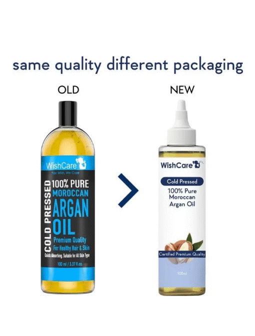 Wishcare 100% Pure Cold Pressed Moroccan Argan Oil (100ml) - Image 2