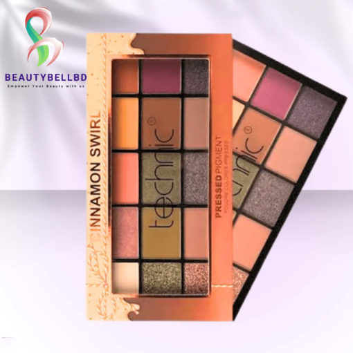 Technic Pressed Pigment Cinnamon Swirl Eyeshadow Palette - Image 1