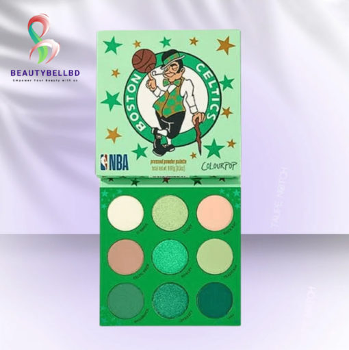 ColourPop Boston Celtics Eyeshadow Palette - Image 1