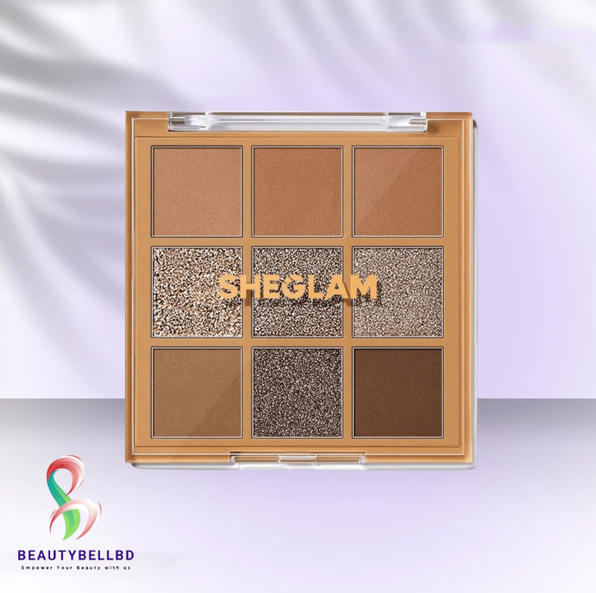 99 SHEGLAM NINE TO FINE EYESHADOW PALETTE-SILENT DISCO - Image 1
