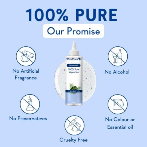 WishCare 100% Pure & Unscented Vegetable Glycerin (250g) - Image 3