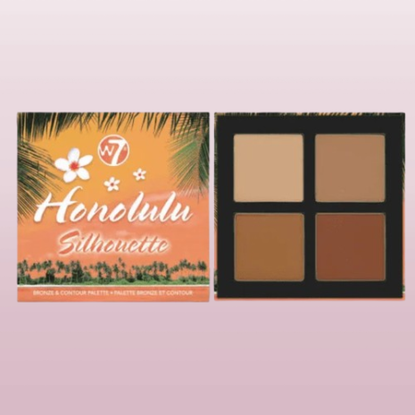 W7 Honolulu Silhouette Bronze and Contour Palette