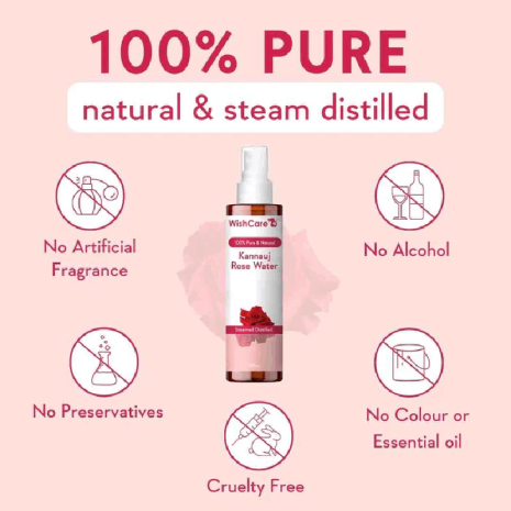 WishCare Pure & Natural Kannauj Rose Water WishCare Pure & Natural Kannauj Rose Water