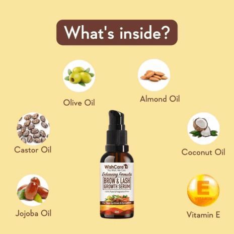 WishCare Brow & Lash Growth Serum WishCare Brow & Lash Growth Serum hair serum product image