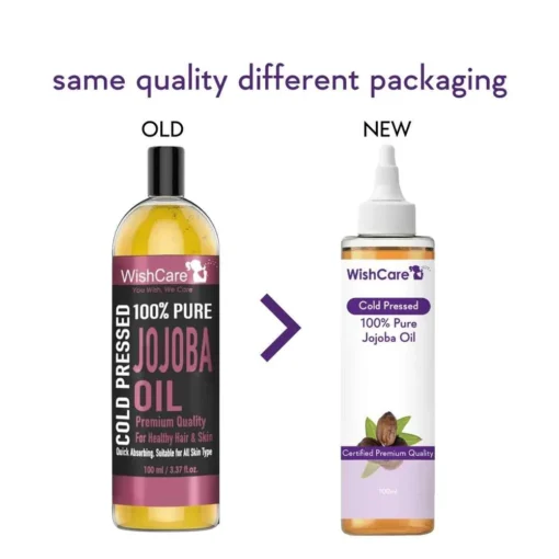 Wishcare 100% Pure Cold Pressed Jojoba Oil (100ml) - Image 2