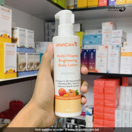 WishCare Multi-Vitamin Brightening Body Lotion (200ml) - Image 3